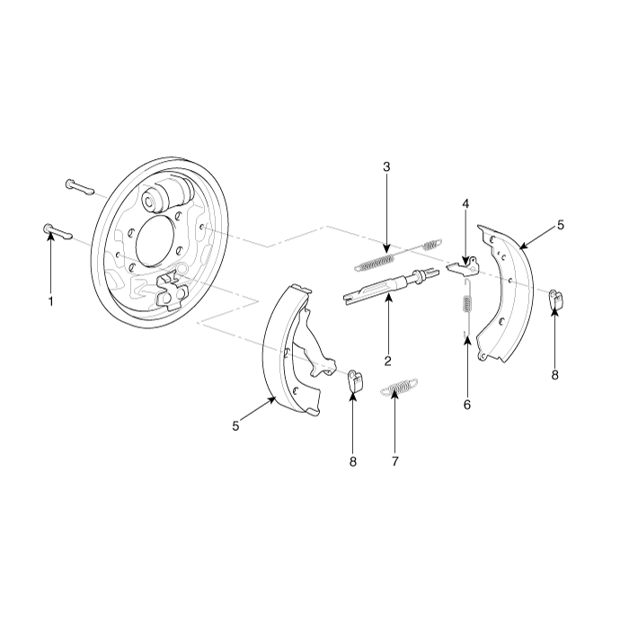 drum brakes diagram